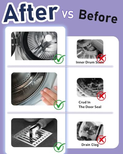 Pet Hair Dissolver for Washing Machine, 12 Sachets - Pet Hair Remover for Laundry, Washing Machine Cleaner Pet Hair, Dissolves Dog & Cat Hair and Fur in Washer