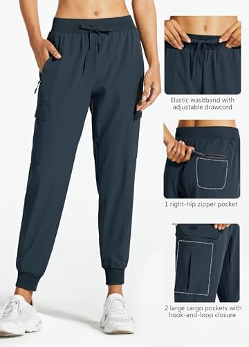 Women's Hiking Cargo Pants Quick Dry Joggers Petitle/Regular/Tall
