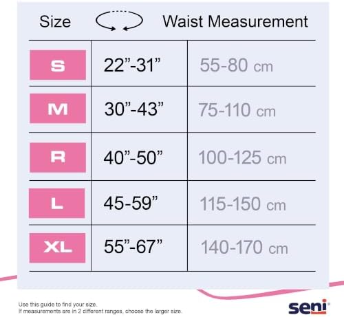 Super Quatro Unisex Adult Incontinence Briefs with, 22-31 in, 12 ct