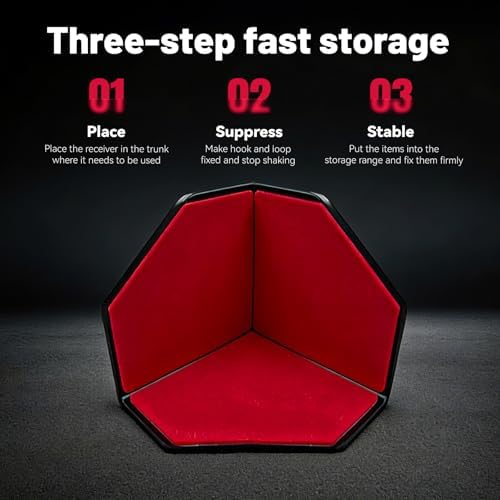 Car Trunk Organizer Blocks with Foam Padded,Dividers Hold Cargo in Place