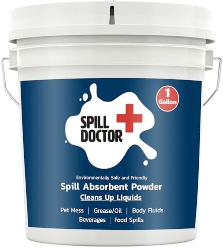 Absorbent Powder for Liquid Spills - 1 Gallon