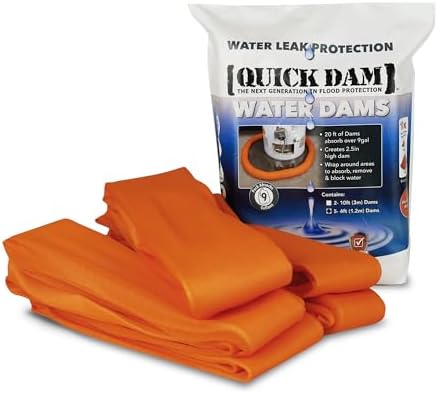 WUB24-5 Indoor Water Dams, Orange, 5