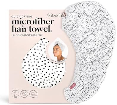 Microfiber Hair Towel Wrap for Women – Micro Dot