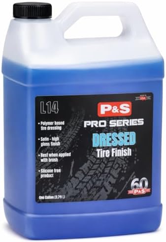 Dressed Tire Finish - Water-Based, High-Gloss Tire Dressing for a Clean, Satin Shine - 1 Gallon
