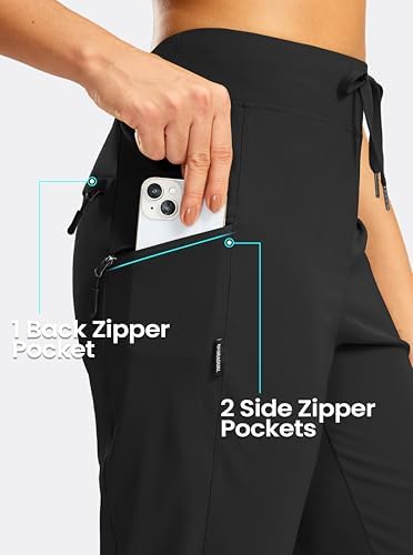 Women's Capri Pants Lightweight Hiking Travel Capris with Pockets