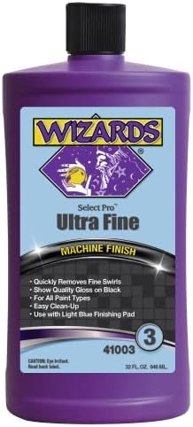 Wizards 3 Step Compound Polish and Machine Finish Kit Select Pro - 3 Quarts