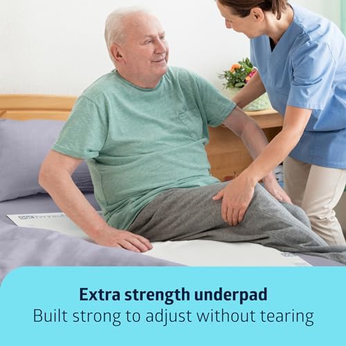 Ultrasorbs Advanced Extra Strength Drypads, 30" x 36", 70 Count, Super Absorbent Disposable Pads, Incontinence Bed Pads, Chucks Bed Pads, Elderly, 350 lb Repositioning Capacity