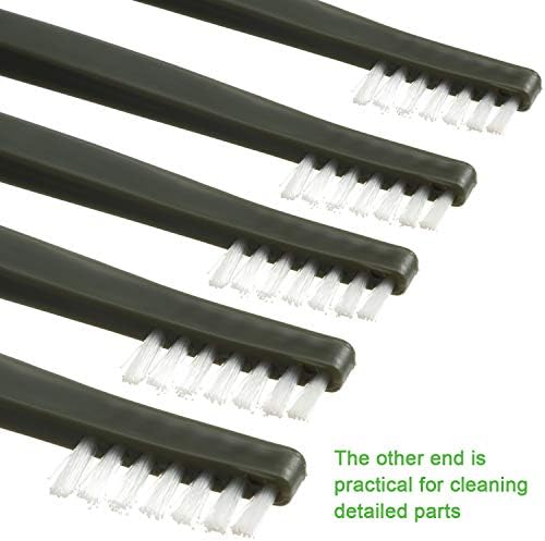 20 Packs Double-Ended Gun Cleaning Brushes 7 Inch, White