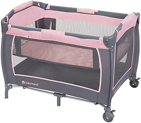 Passport Cargo Travel System, Pink Bamboo with Lil' Snooze Deluxe III Bassinet