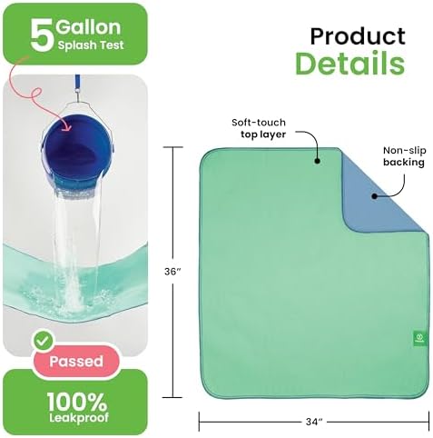 Washable Underpads, Heavy Absorbency Reusable Incontinence Pads