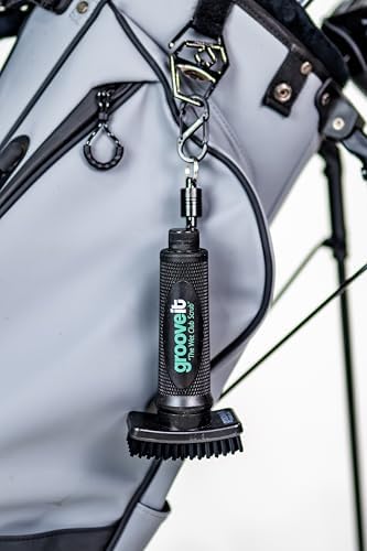 The Wet Club Scrub Golf Water Brush - 3 Year Warranty - Anti-Leak Design - Magnetic Brush with Nylon-Bristle Head - Patented Pump for Easy Cleaning - Wide Cleaning Coverage - Long Lasting