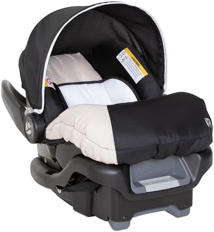 Ally Newborn Baby Infant Car Seat with Cover and Harness, Khaki