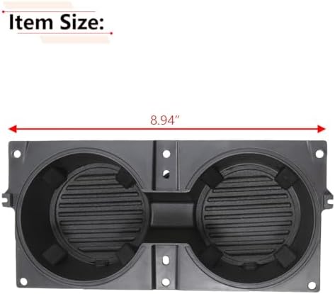 Front Center Console Cup Holder with Cup Holder Insert Mat