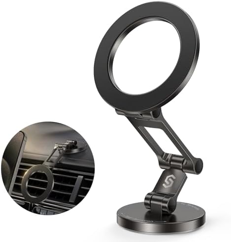 Fits MagSafe Car Mount Magnetic Phone Holder for Dash and Tesla