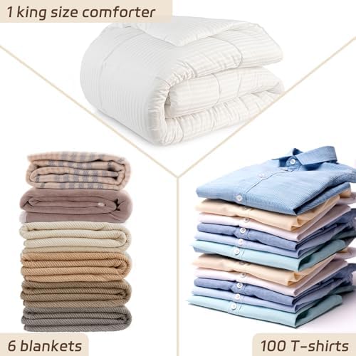 Storage Bags 4 Pack 75L XL Mesh Clear for Blankets Clothes Comforter