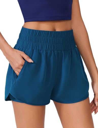 Running Shorts for Women 2 in 1 High Waisted Athletic Short