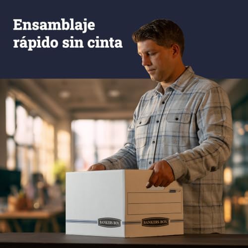 6-Pack Basic-Duty File Storage Box with Lid, Letter/Legal