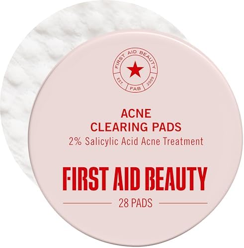 First Aid Beauty Acne Treatment Pads, 2% Salicylic Acid