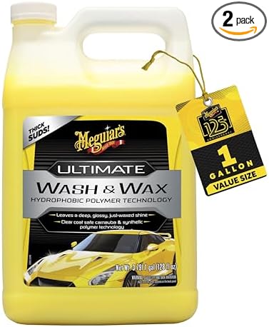 Meguiar's Ultimate Wash and Wax and Meguiar's Endurance Tire Gel Bundle