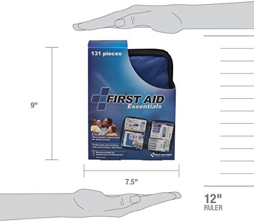 FAO-428 All-Purpose Emergency First Aid Kit for Home, Car, Travel, and Business, 131 Pieces