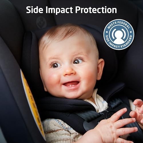 Romi 2-in-1 Convertible Car Seat, Infant Baby Seat, Rear & Forward Facing, 5-40 lbs, 30-50 lbs, Lightweight, Latch Installation, Machine-Washable, Travel-Ready, Sea Shadow