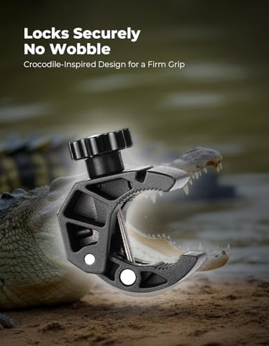 Motorcycle Cup Holder, Oxford Fabric Motorcycle Drink Holder with 0.6"-1.5" Alligator Clamp, Universal Water Bottle Cup Accessories for Bike, ATV/UTV, Scooter, Boat, Walker, Black L