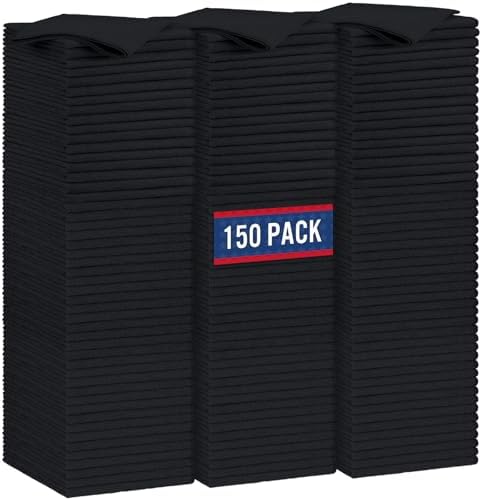 Microfiber Cleaning Cloth, 150 Pack Towels for Cars 14 X12 Inch