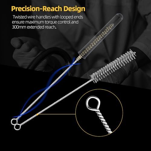 Wire Brushes for Cleaning,Parts Cleaning Brush,Pipe Cleaner Brush