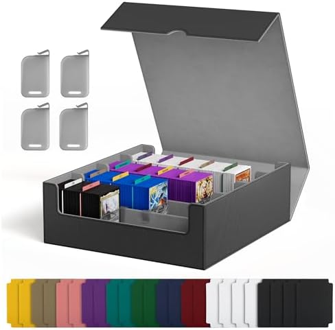 Trading Card Storage Box Holds 3200+ Cards, Bulk Card Storage