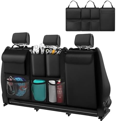 Car Trunk Organizer,Car Organizers and Storage Bag Backseat,7 Large Pockets