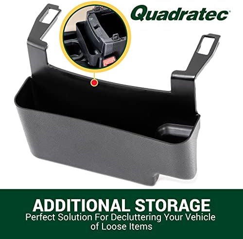 Center Console Storage Organizer Tray - Fits Jeep Wrangler JL, JLU & Gladiator JT 2018-2022 - Non-Slip Liner - Small Item Phone, Keys, Money, Change, Holder - Interior Jeep Accessories