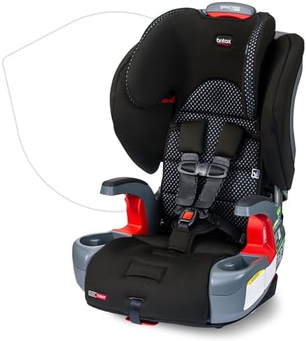 Britax Grow with You ClickTight Harness-2-Booster Car Seat, Cool Flow Gray