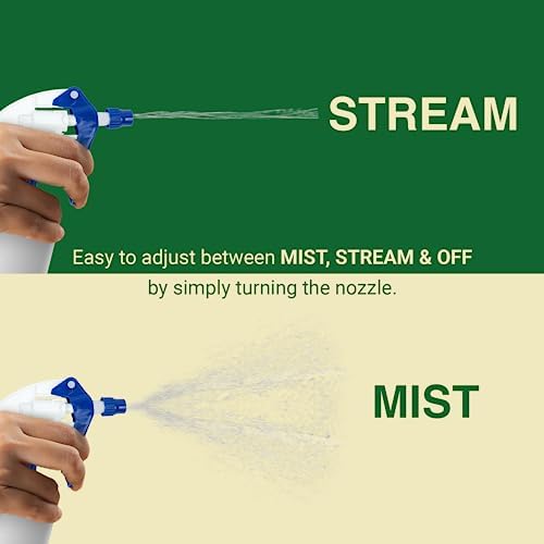 Spray Bottle Nozzle Replacement Tops, Blue 6 Pack