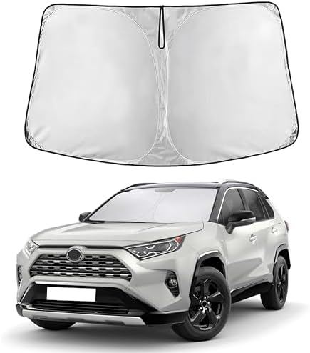 Windshield Sunshade Compatible for Toyota RAV4 2019-2024 2025 2026