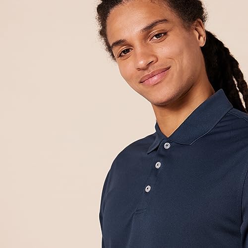 Men's Moisture Wicking Golf Polo Shirt, Short Sleeve, Slim-Fit, Quick-Dry, Active Wear