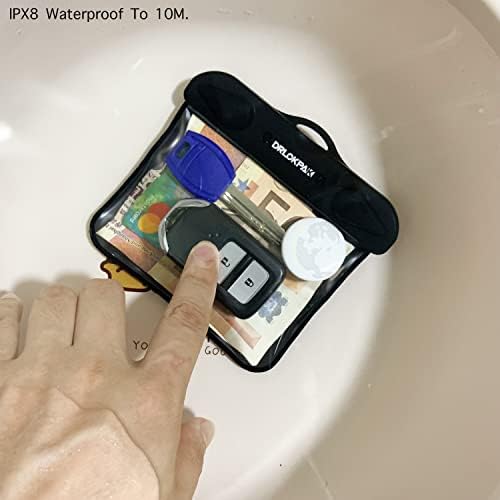 DRLOKPAK Submersible Waterproof Wallet 2Pack Dry Car Key FOB Case Bag