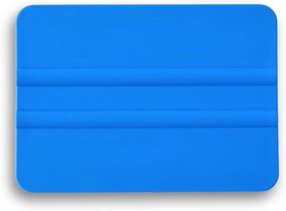 Flexible Plastic Scraper Vinyl Wrap Blue Squeegee Window Tint Film Tool Kit for Car Wrapping, Tinting, Wallpaper Decals 