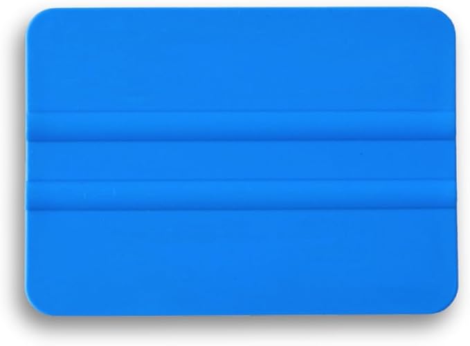 Flexible Plastic Scraper Vinyl Wrap Blue Squeegee Window Tint Film Tool Kit for Car Wrapping, Tinting, Wallpaper Decals 