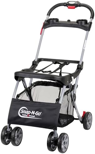 Snap N Go EX Foldable Universal Infant Car Seat Carrier, Black