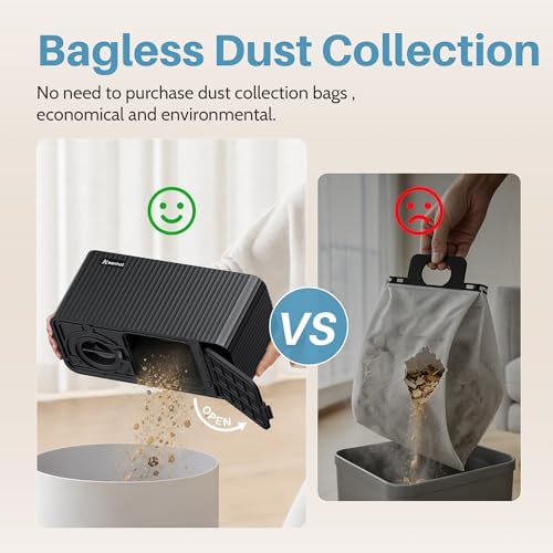 Touchless Vacuum Automatic Dustpan, Hair Vacuum for Salons, 20Kpa Suction