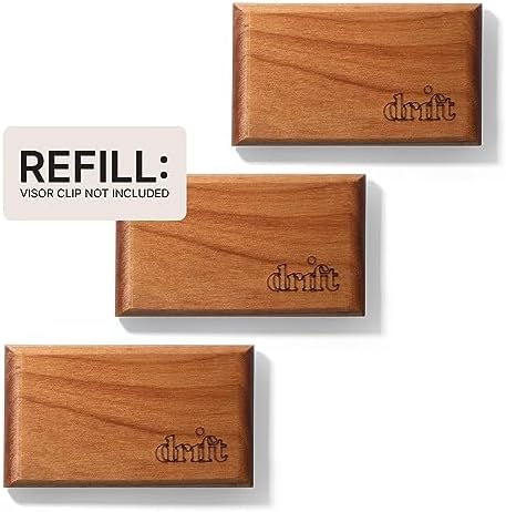 Car Air Freshener - The Original Wood Air Freshener - Car Odor Eliminator - Long Lasting Scent - Essential Oils - Clean Ingredients - Variety 3 Pack Refill - NO CLIP INCLUDED