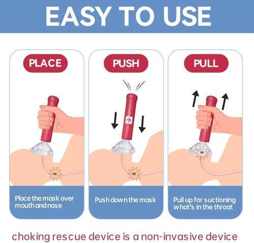 Portable Anti Choking Rescue Device Carry Bag, Heimlich Device Storage Organizer, Portable First Aid Safety Equipment Holder for Home, Vehicle and Travel-G2