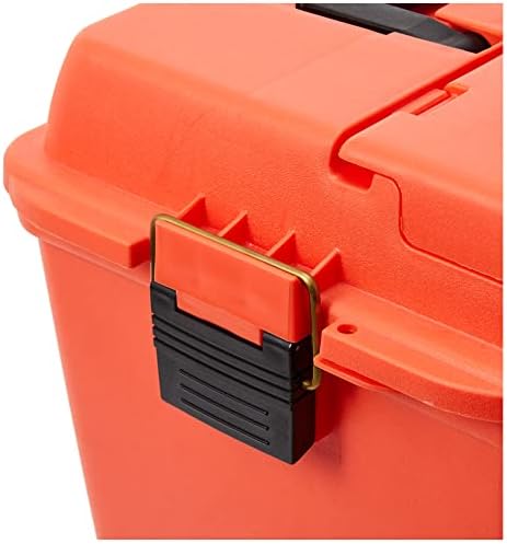 Extra Large Dry Storage Box with Tray Orange
