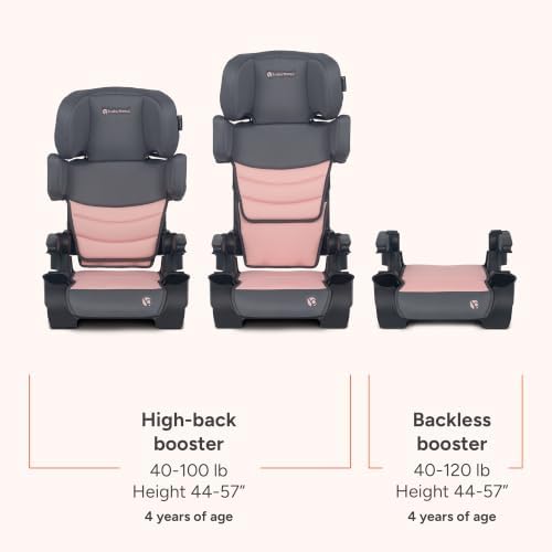 Tova Slim 2-in-1 Booster Seat, Dash Pink