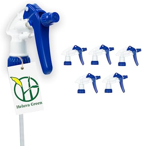 Spray Bottle Nozzle Replacement Tops, Blue 6 Pack
