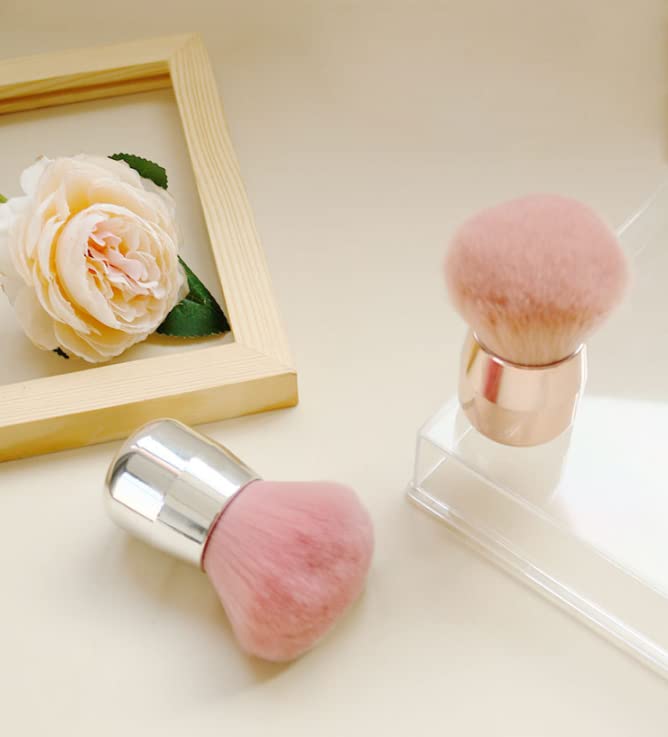 HLLMX Foundation Brush Contour Brush Blush Brush Nail Art Dust Powder Remover Brush Large Mineral Powder Brush Foundation Brush for Makeup or Acrylic UV Gel Nail Arts