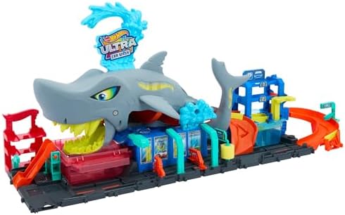 City Ultra Shark Car Wash & Color Reveal Toy Vehicle