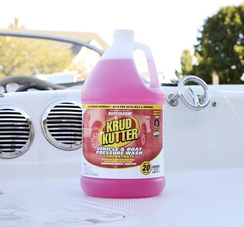 Vehicle & Boat Pressure Washer Concentrate & Manual Use Cleaner | Powerful Foaming Action Lifts Away Tar, Dirt and Grime | Safe for Use on Cars, Trucks, Boats RV's & More | 1 Gallon