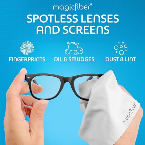 Microfiber Cleaning Cloth, Glasses Cleaner, Eyeglass Wipes, 13pk