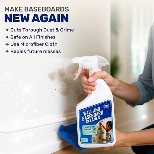 Wall & Baseboard Cleaner - Non-Toxic, Kid & Pet Safe, USA Made